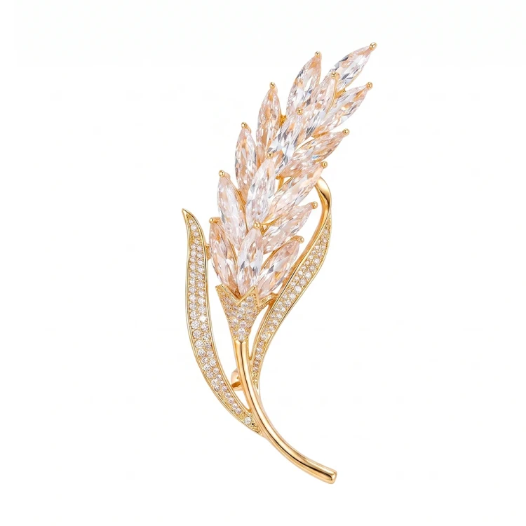 Брошь Ветвь Fiore Luna FBB02271-01 G