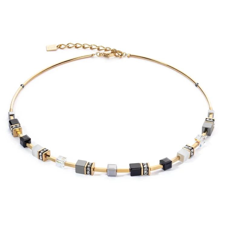 Колье Coeur de Lion Black-White-Grey 2800/10-1333