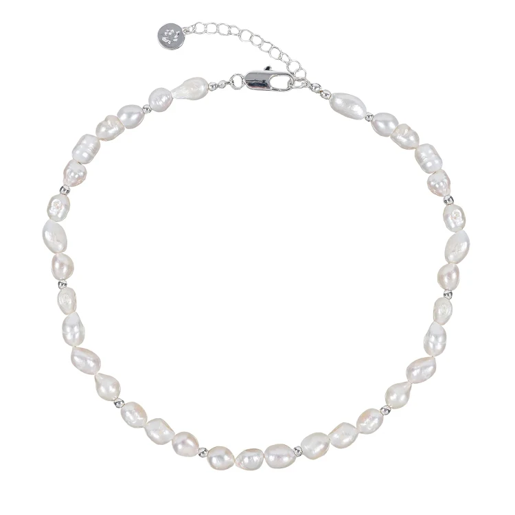 Колье Fiore Luna String of Pearls Сarabiner BL4506 S