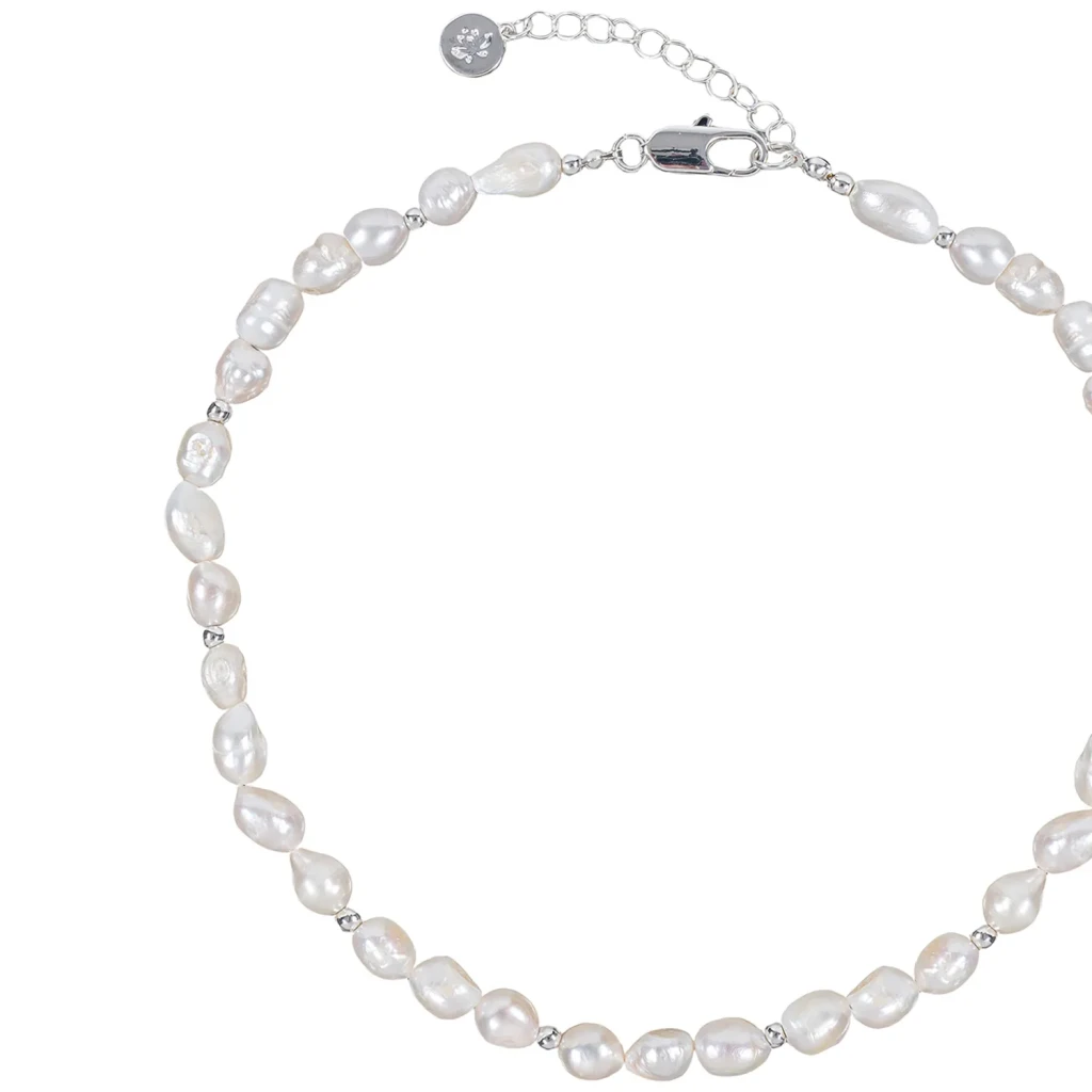 Колье Fiore Luna String of Pearls Сarabiner BL4506 S