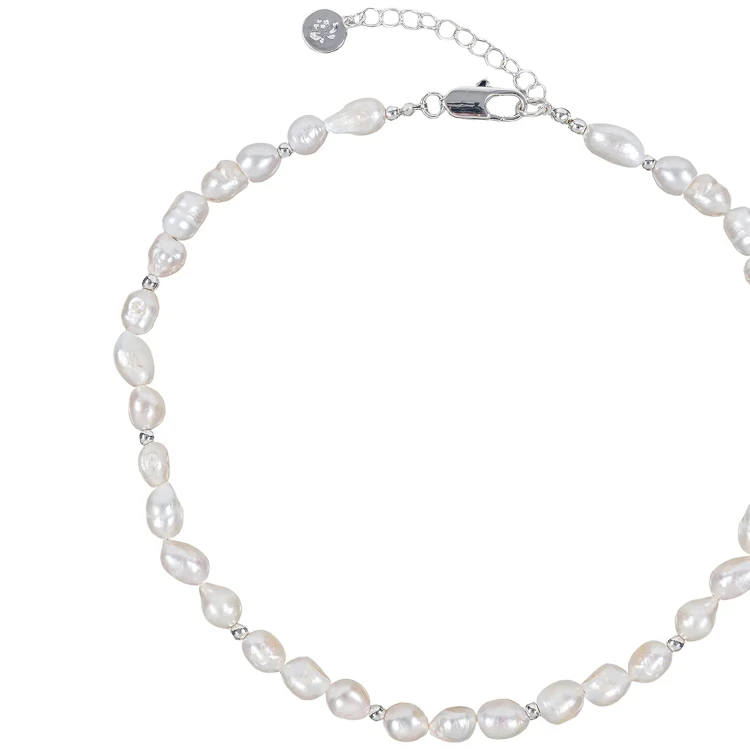 Колье Fiore Luna String of Pearls Сarabiner BL4506 S
