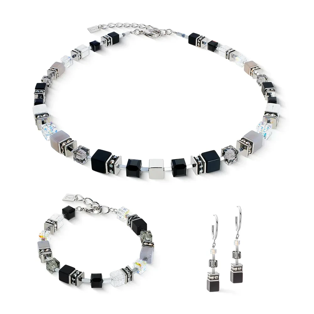 Колье Coeur de Lion Black-Silver 3039/10-1317