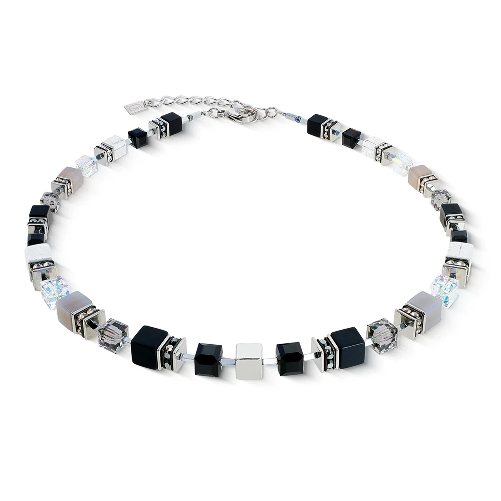 Колье Coeur de Lion Black-Silver 3039/10-1317