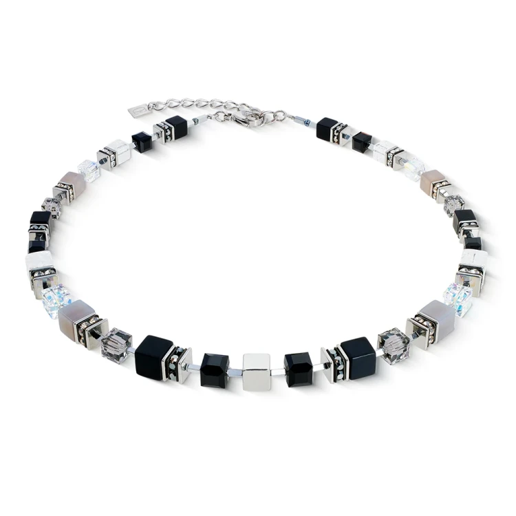 Колье Coeur de Lion Black-Silver 3039/10-1317