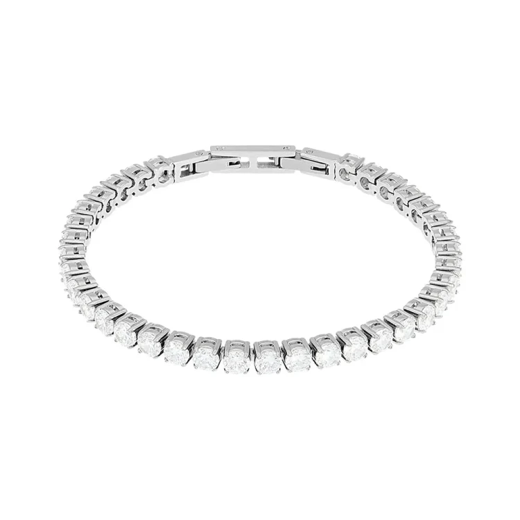 Браслет Qudo CASSIO 18cm Cristal-Silver 102028/30-1817