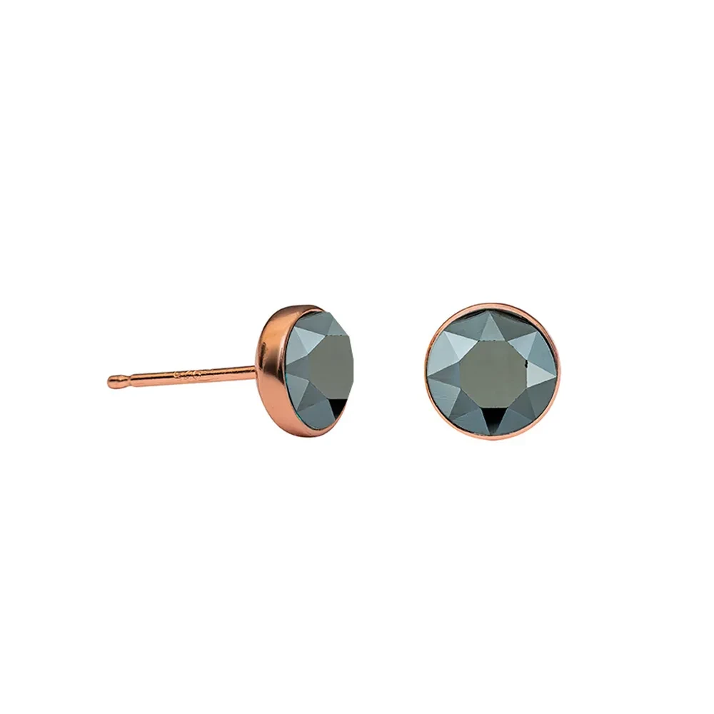 Fiore Luna Пусеты Jet Hemitate SWE297 JH RG