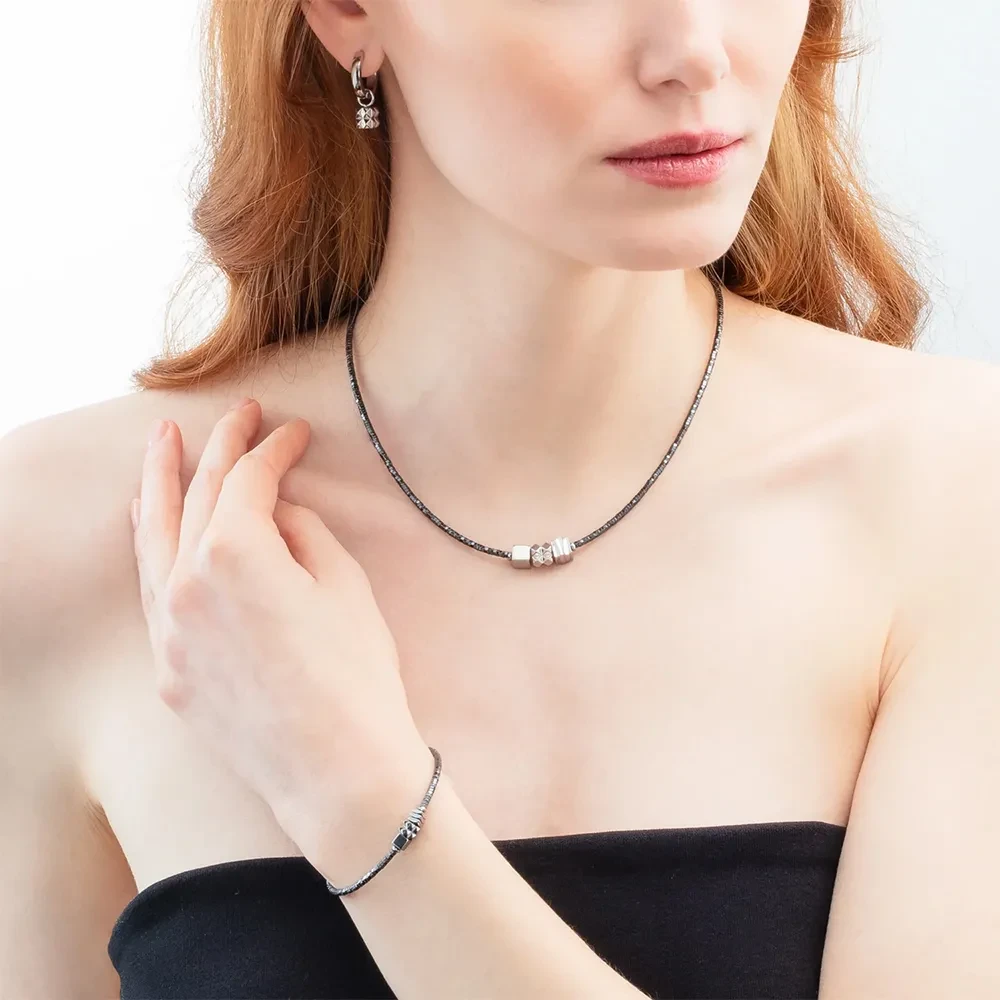Браслет Coeur de Lion Anthracite-Silver 2040/30-1224