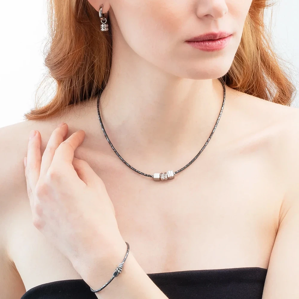 Браслет Coeur de Lion Anthracite-Silver 2040/30-1224