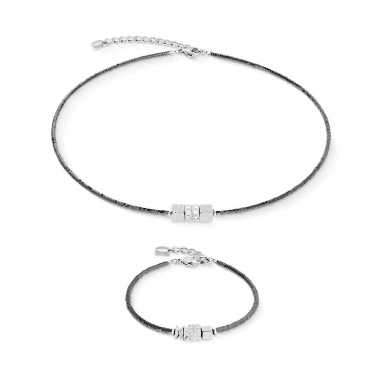 Браслет Coeur de Lion Anthracite-Silver 2040/30-1224