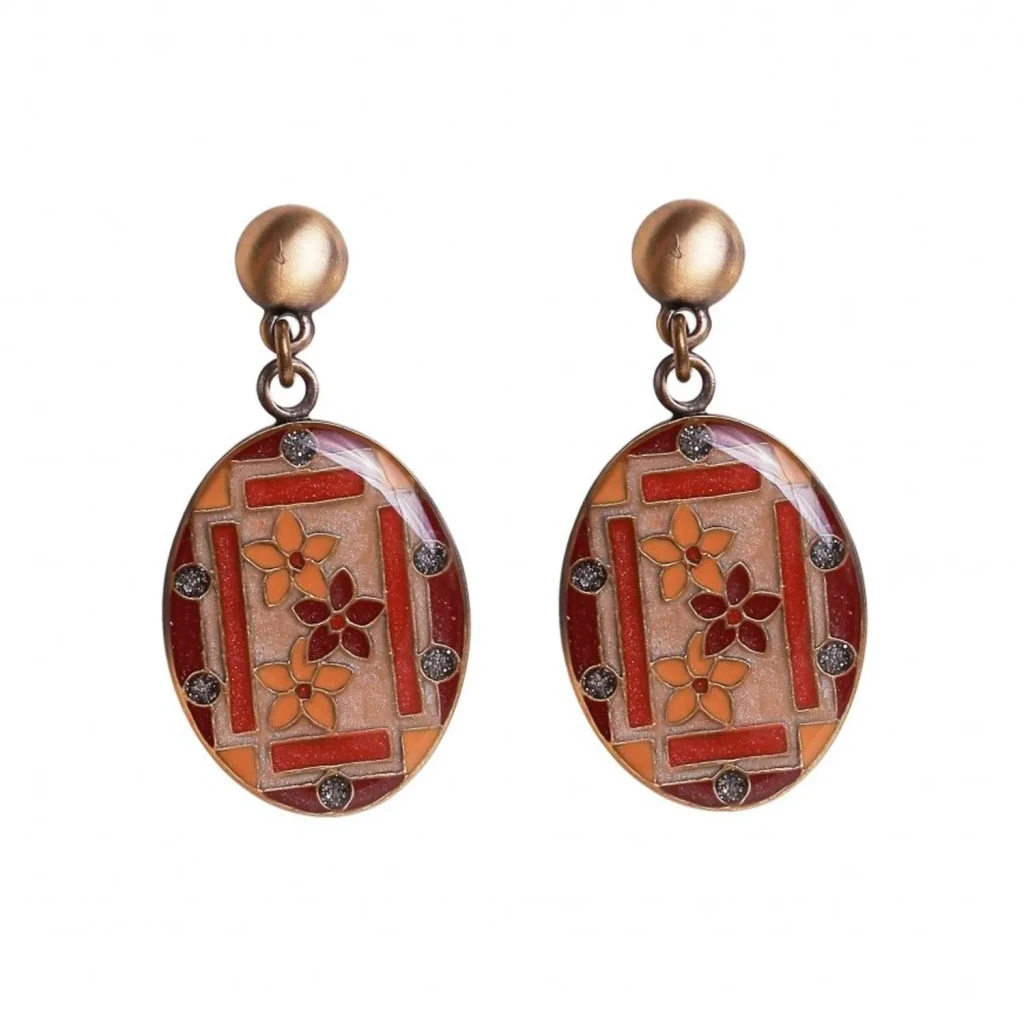 Серьги Clara Bijoux Незабудки A75772-2 BR