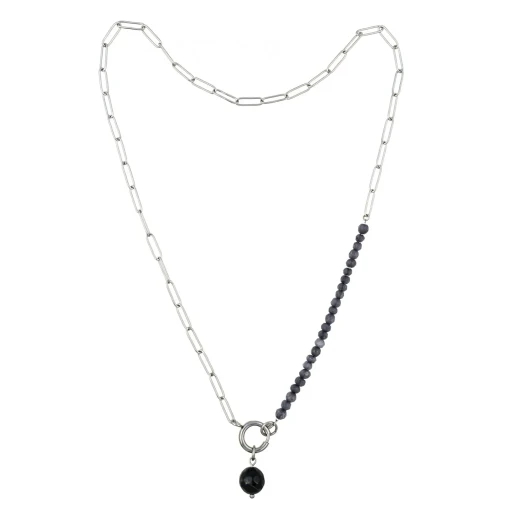 Колье Fiore Luna AGAT GREY BP03181-1 BW/S