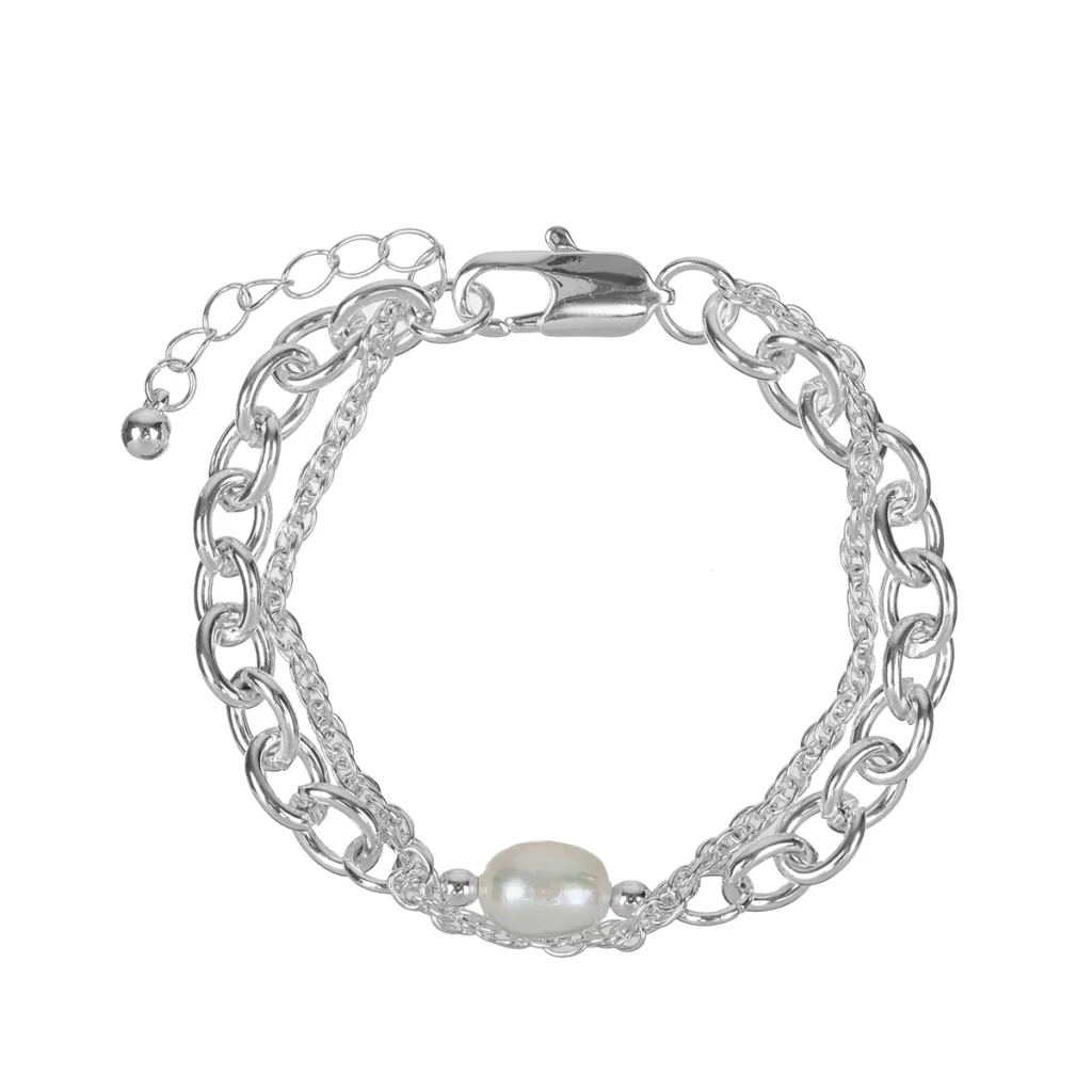 Браслет Fiora Luna Bella Pearle Сarabiner CL1012/MP S