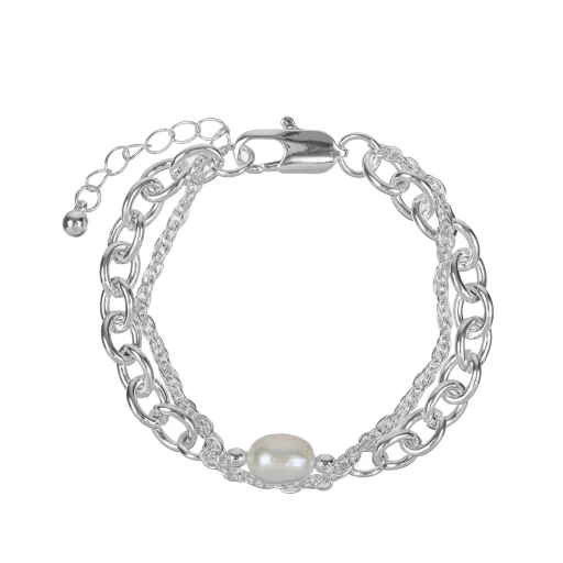 Браслет Fiora Luna Bella Pearle Сarabiner CL1012/MP S