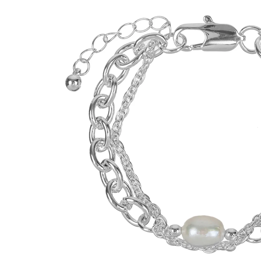 Браслет Fiora Luna Bella Pearle Сarabiner CL1012/MP S