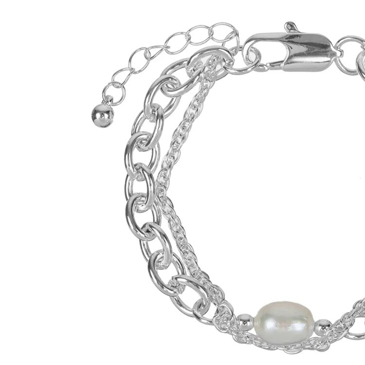 Браслет Fiora Luna Bella Pearle Сarabiner CL1012/MP S