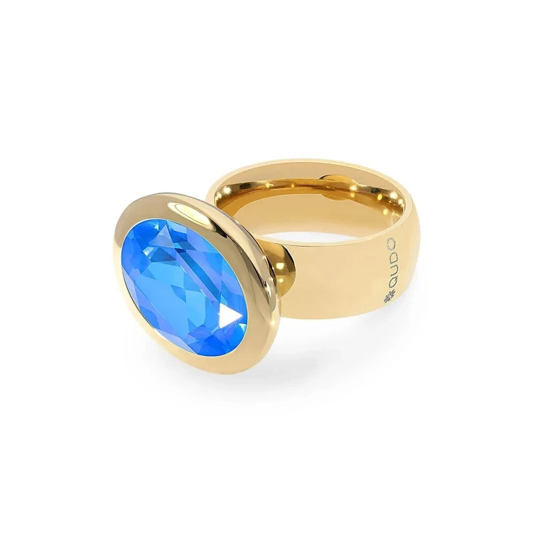 Кольцо Qudo TIVOLA big G royal blue delite  18.5 мм 651750/18.5 BL/G