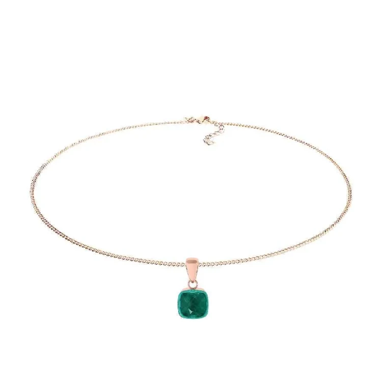 Колье Qudo Firenze emerald 400095.1 G/RG