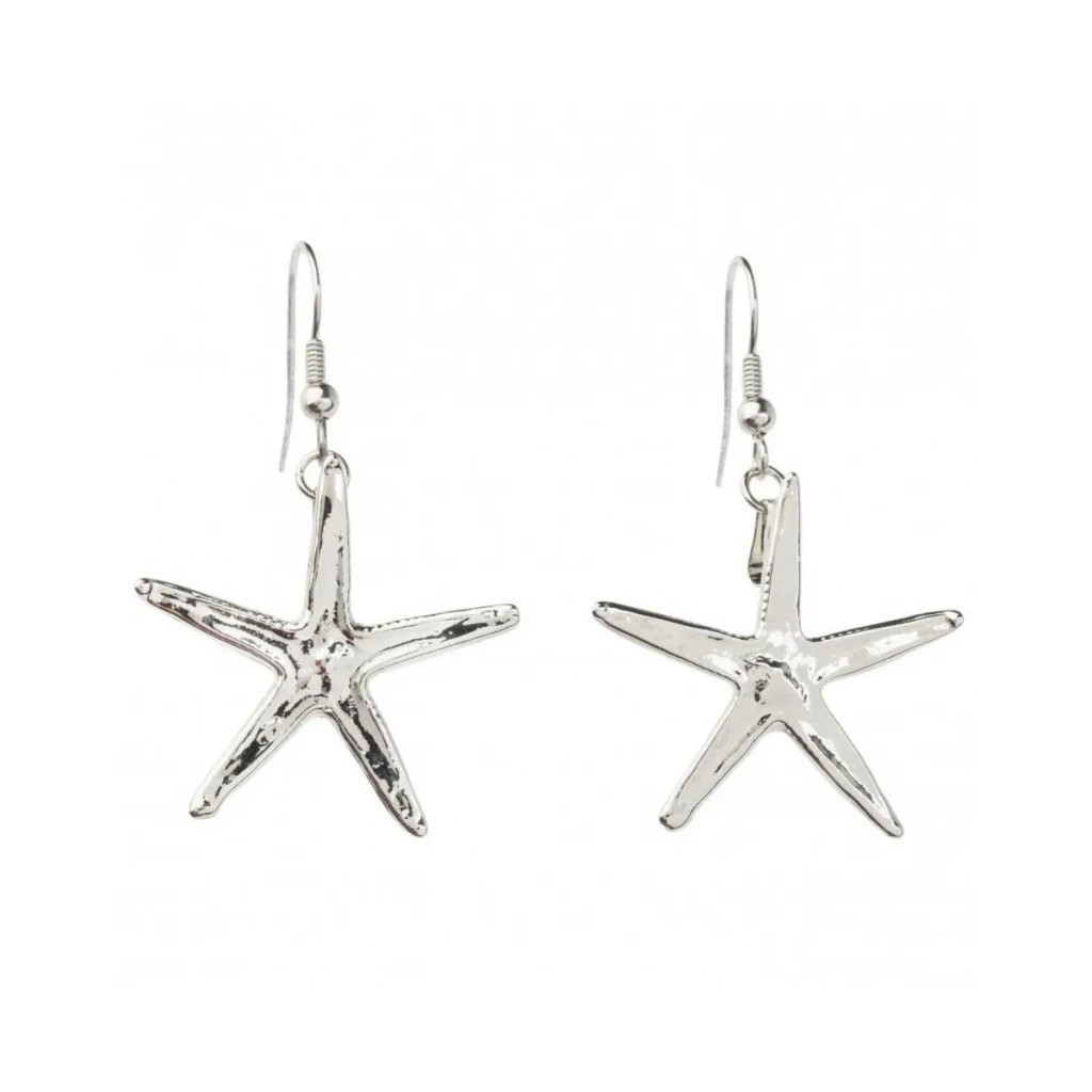 Серьги Ester Bijoux Морская Звезда C454-S BW