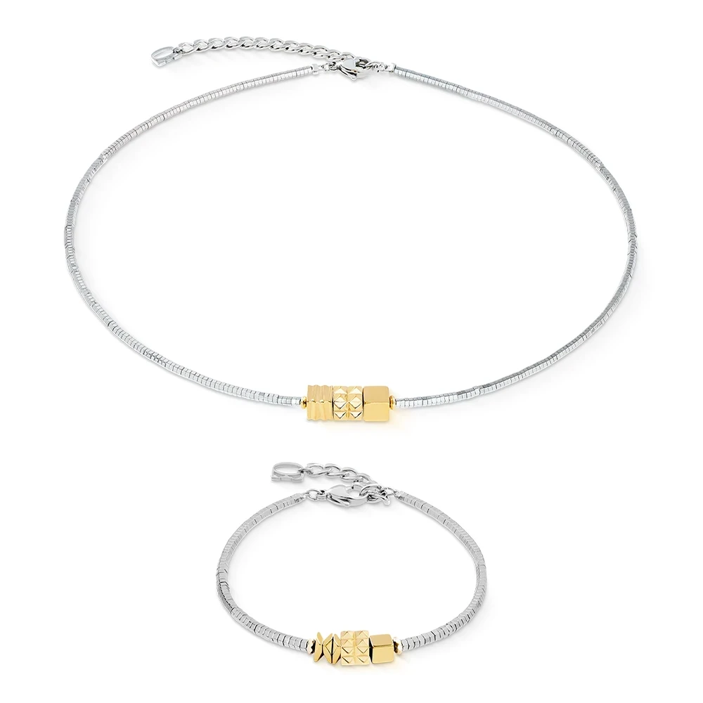 Колье Coeur de Lion Silver-Gold 2040/10-1716