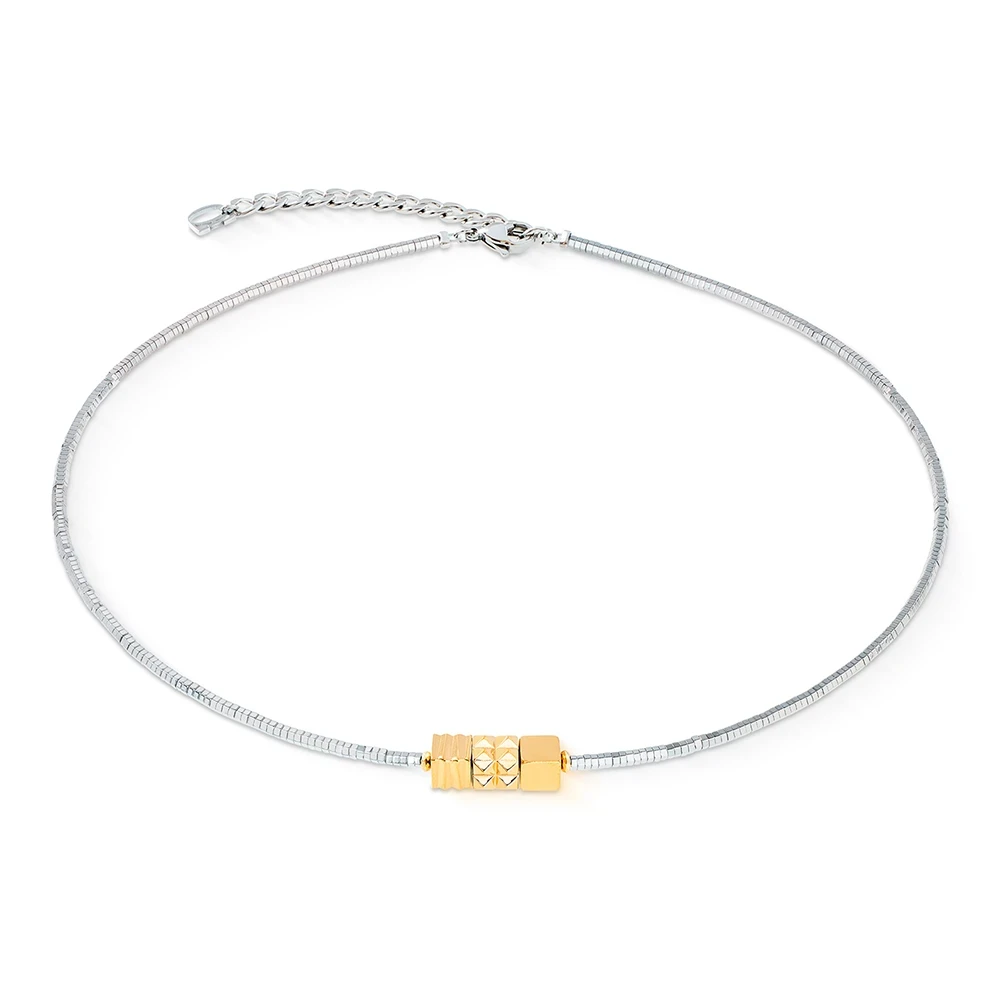 Колье Coeur de Lion Silver-Gold 2040/10-1716