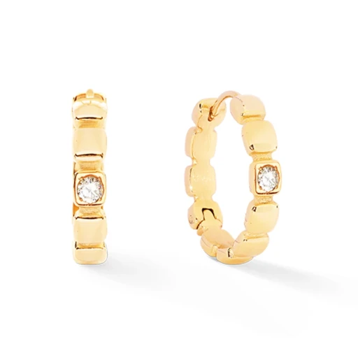 Серьги Coeur de Lion Crystal-Gold 2055/23-1816
