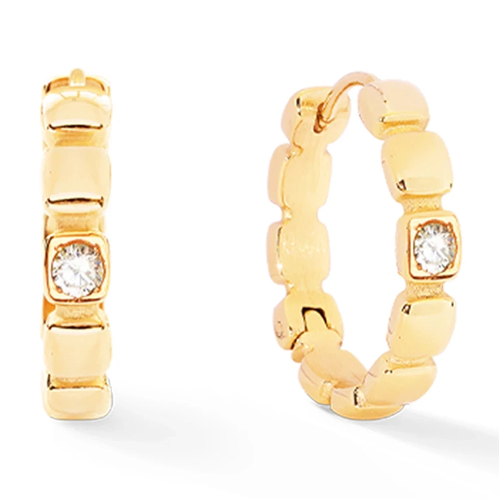 Серьги Coeur de Lion Crystal-Gold 2055/23-1816
