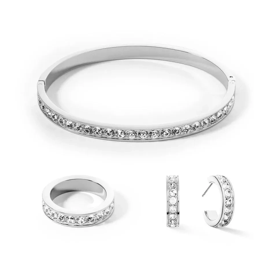 Кольцо Coeur de Lion Crystal-Silver 18 мм 0131/40-1817 56