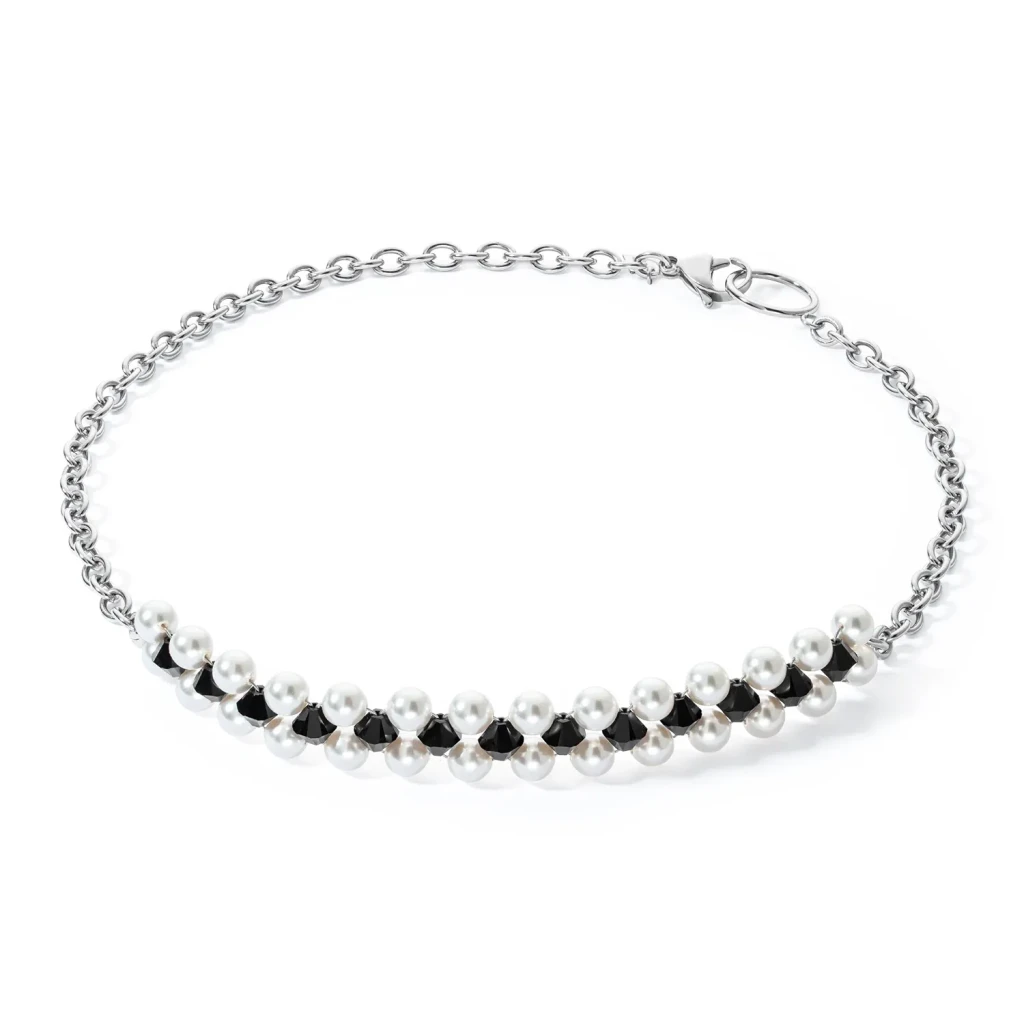 Колье Coeur de Lion Black-Silver 4080/10-1317