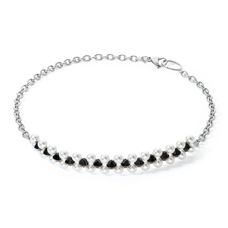 Колье Coeur de Lion Black-Silver 4080/10-1317