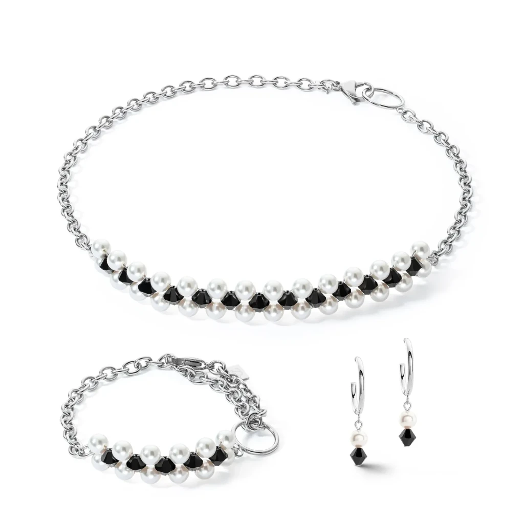 Колье Coeur de Lion Black-Silver 4080/10-1317