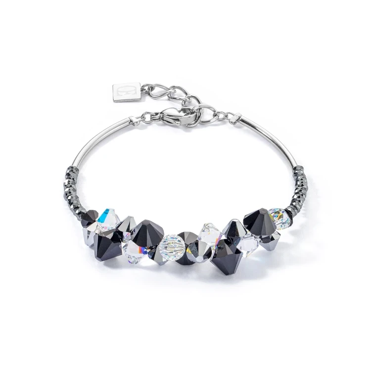 Браслет Coeur de Lion Black-Crystal 4640/30-1318