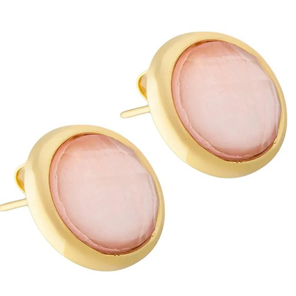 Серьги Possebon quartz rose A9997.9 R/G