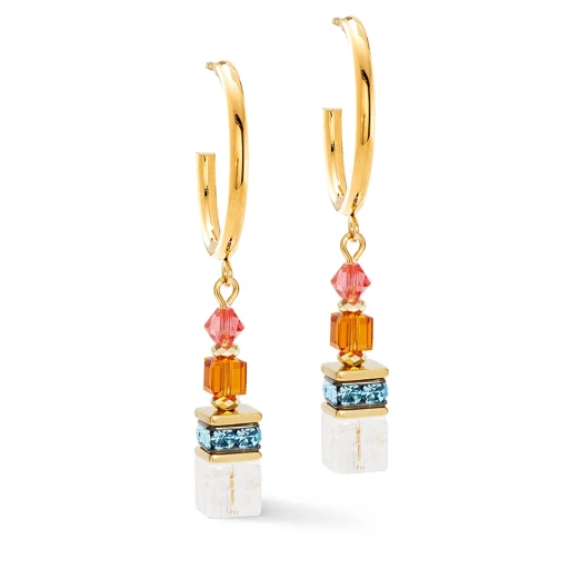 Серьги Coeur de Lion Multicolour Sunset 3021/21-1546