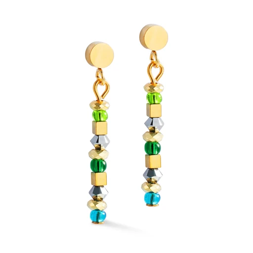 Серьги Coeur de Lion Multicolour Gold 4359/21-1516