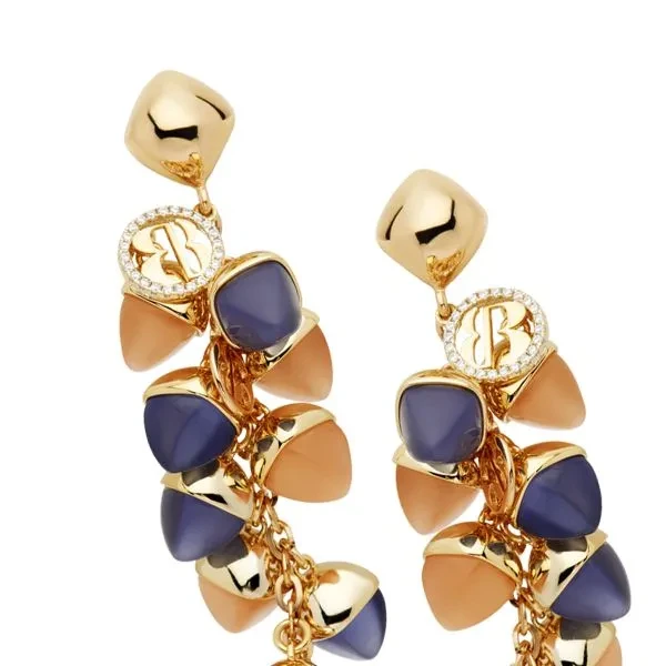Серьги Boccadamo Caleida Violet-Brown XOR534DB V/BR/G