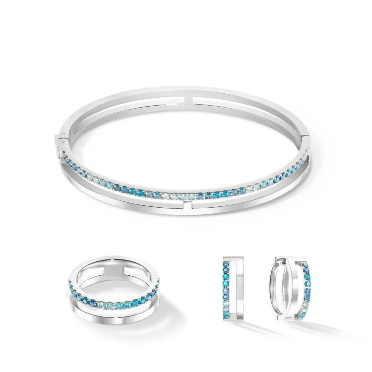 Браслет Coeur de Lion Blue-Silver 0136/32-0717 17