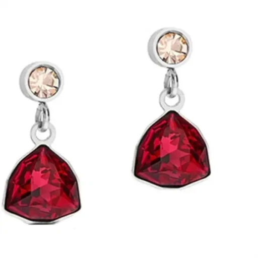Серьги Coeur de Lion Triangle Red 5032/21-0300