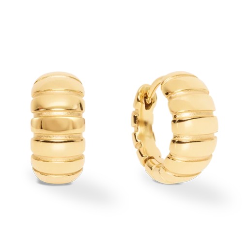 Серьги Coeur de Lion Hoop 14мм Gold 0155/23-1600