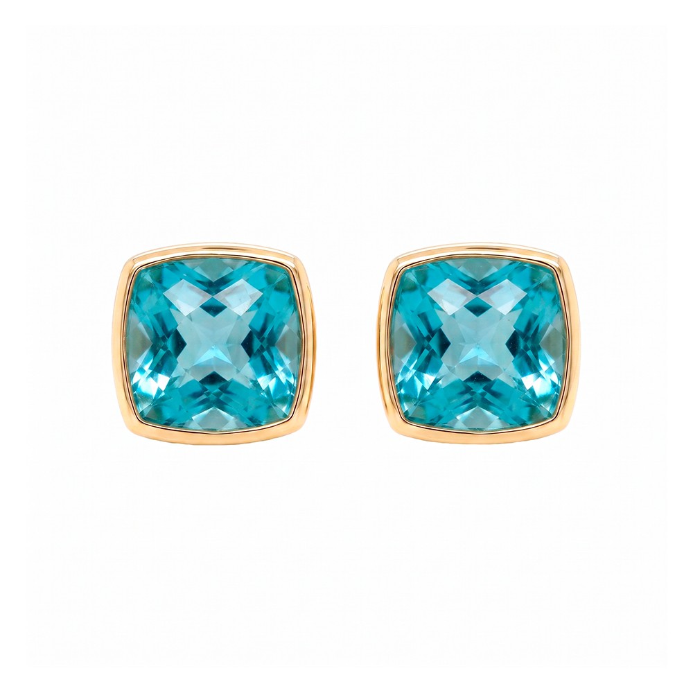 Серьги Fiore Luna Aquamarine AE01782-11GD