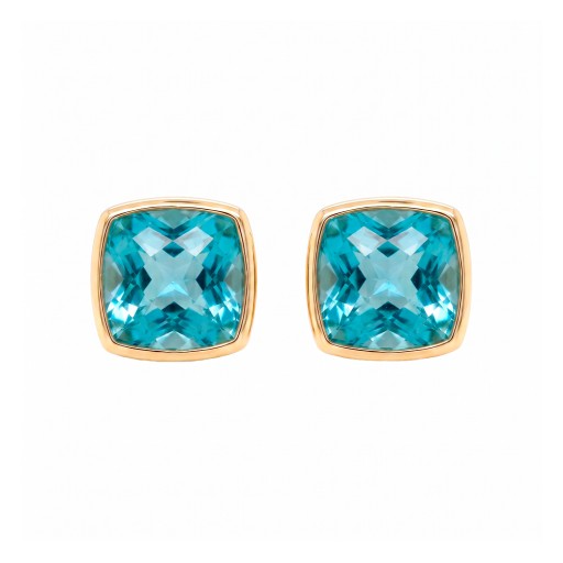 Серьги Fiore Luna Aquamarine AE01782-11GD