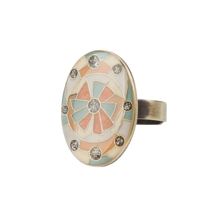 Кольцо Clara Bijoux Ромашки K76774 M