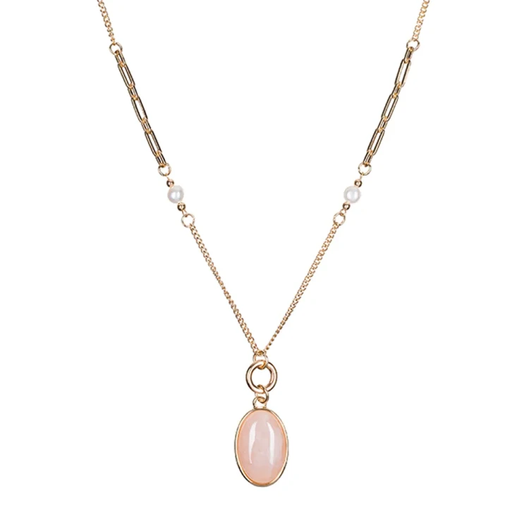 Колье Fiore Luna ROSE QUARTZ LN5154 R/G