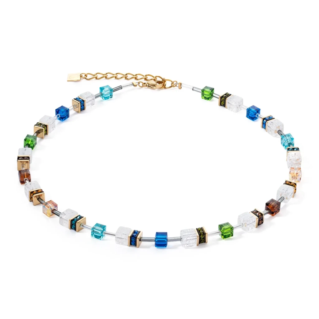 Колье Coeur de Lion Multicolour Gold 3018/10-1516