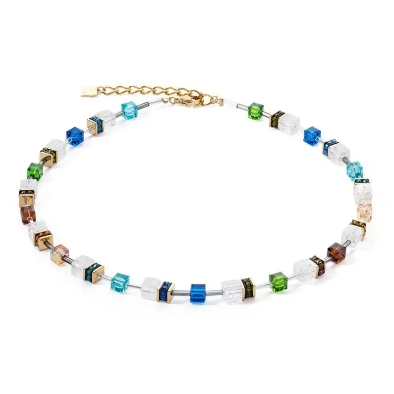 Колье Coeur de Lion Multicolour Gold 3018/10-1516