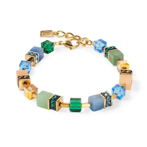 Браслет Coeur de Lion Green-Blue-Peach 3039/30-0551