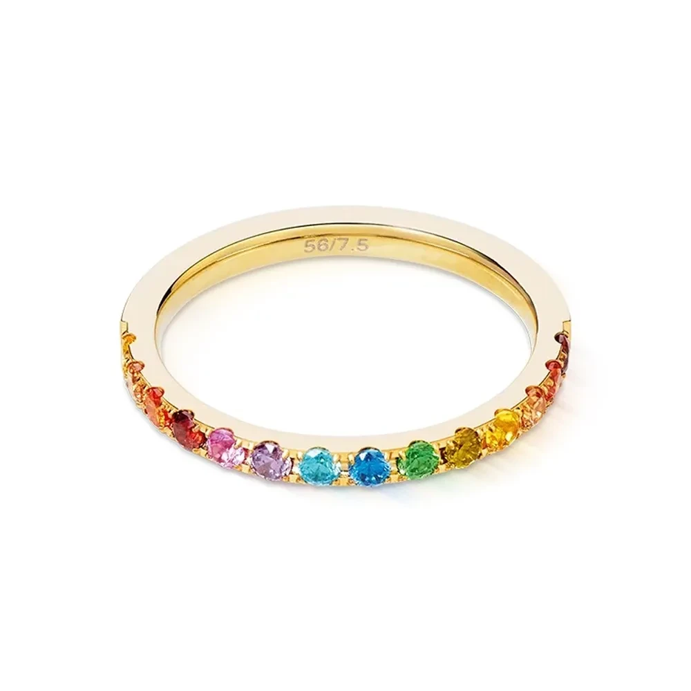 Кольцо Coeur de Lion Multicolour Rainbow-Gold 56 0146/40-1535 56