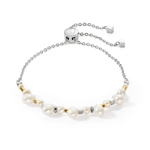 Coeur de Lion Браслет Coeur de Lion White bicolor 1106/30-1426
