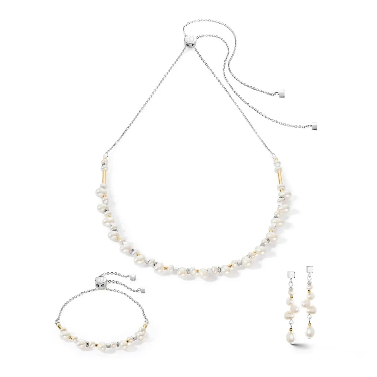 Coeur de Lion Браслет Coeur de Lion White bicolor 1106/30-1426