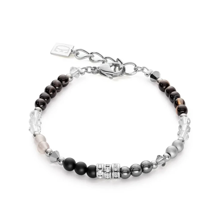 Браслет Coeur de Lion Black-Grey 6020/30-1312