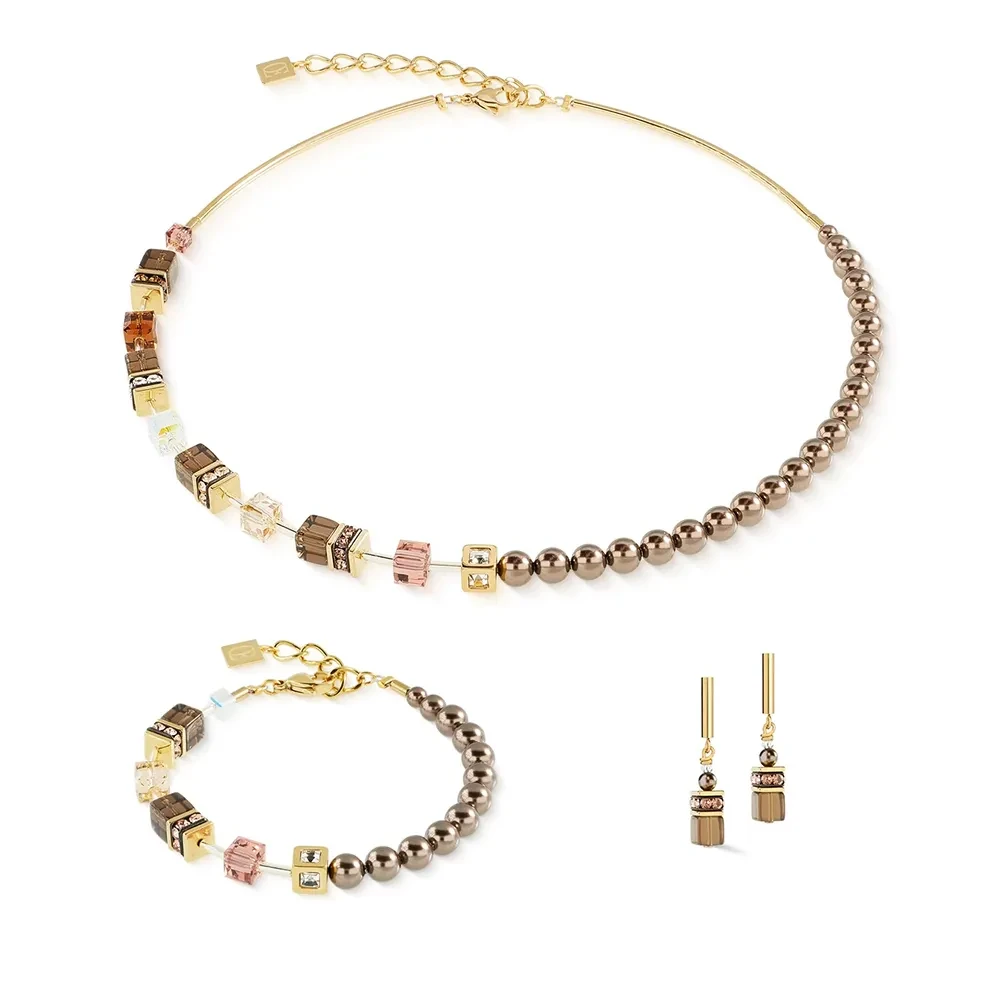 Серьги Coeur de Lion Braun 5086/21-1100